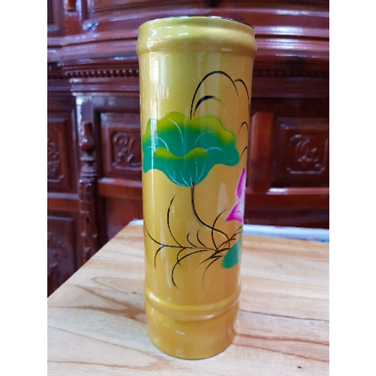 Ống nhang gỗ tràm bông vàng