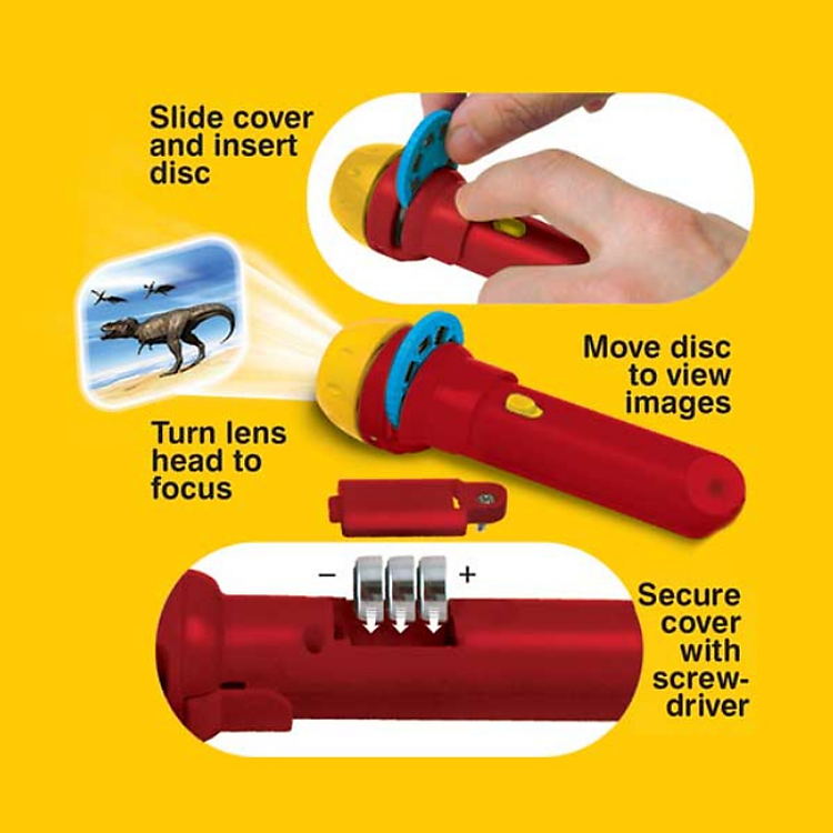 Đèn Flashlight N5130 Chủ Đề Khủng Long Chính hãng Tiết kiệm - Hình ảnh 2