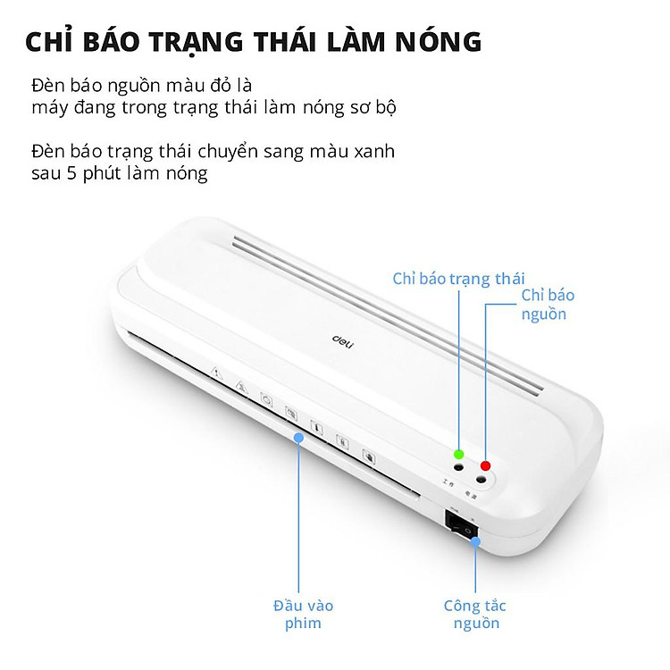 Máy Ép Nhựa Dẻo Deli E2132 - Ảnh 5