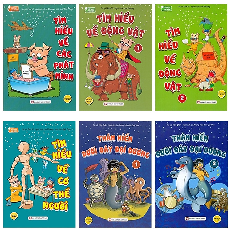 Bộ Sách Lớp Học Vui Nhộn (Bộ 6 Cuốn)