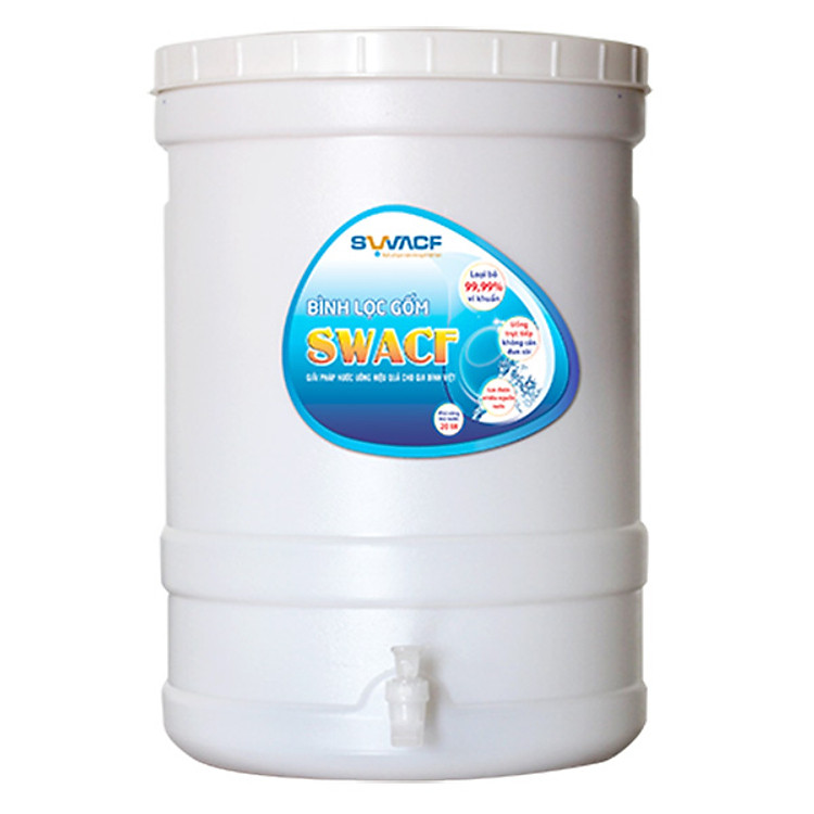 Bình lọc nước SWACF 20L | Công nghệ USA (kèm bộ cấp nước)