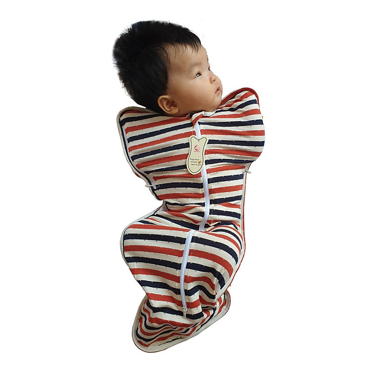 Túi Ngủ Cho Bé - Nhộng Chũn Ngủ Sơ Sinh - Mã NCD02 – Vải Cotton Co Giãn 4 Chiều – Chống Giật Mình (Tặng Tất Vớ Xinh)