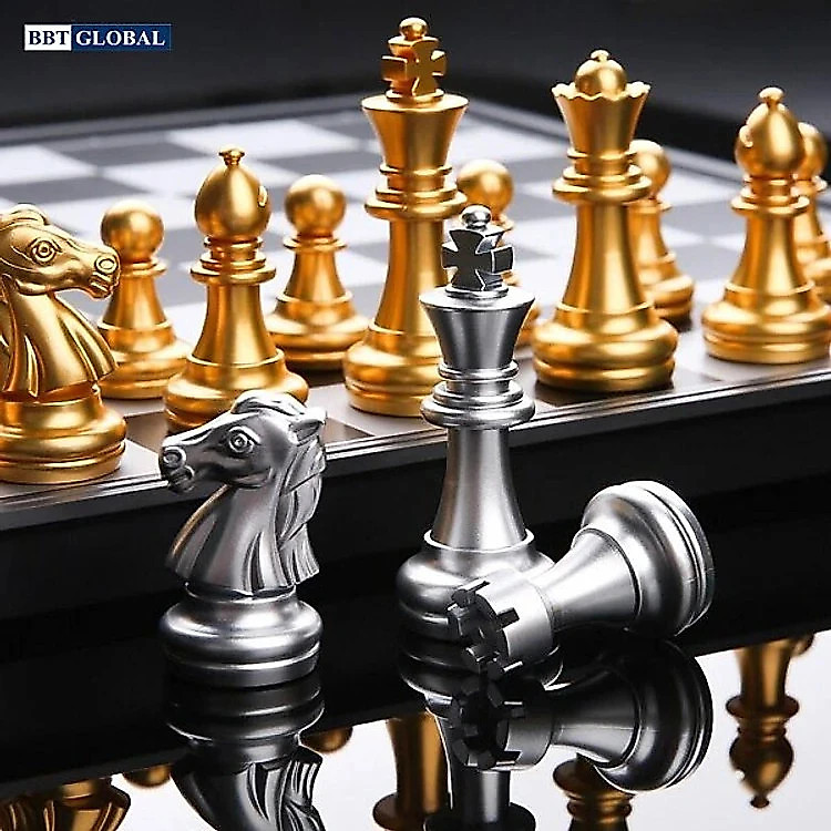 Bộ cờ vua nam châm 25cm cao cấp Chính hãng Ưu đãi - Hình ảnh 3