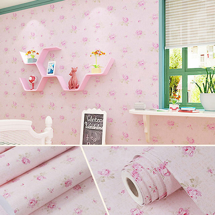 10m Giấy dán tường hoa hồng C0028A