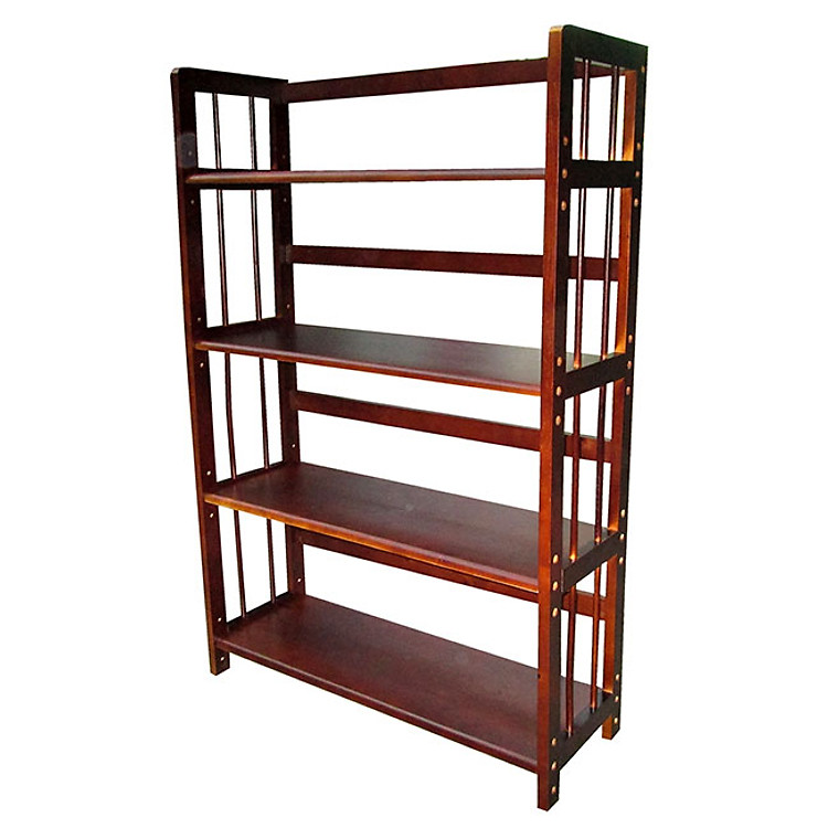 Kệ Sách Đa Năng 4 Tầng Rộng 90cm (Nâu)
