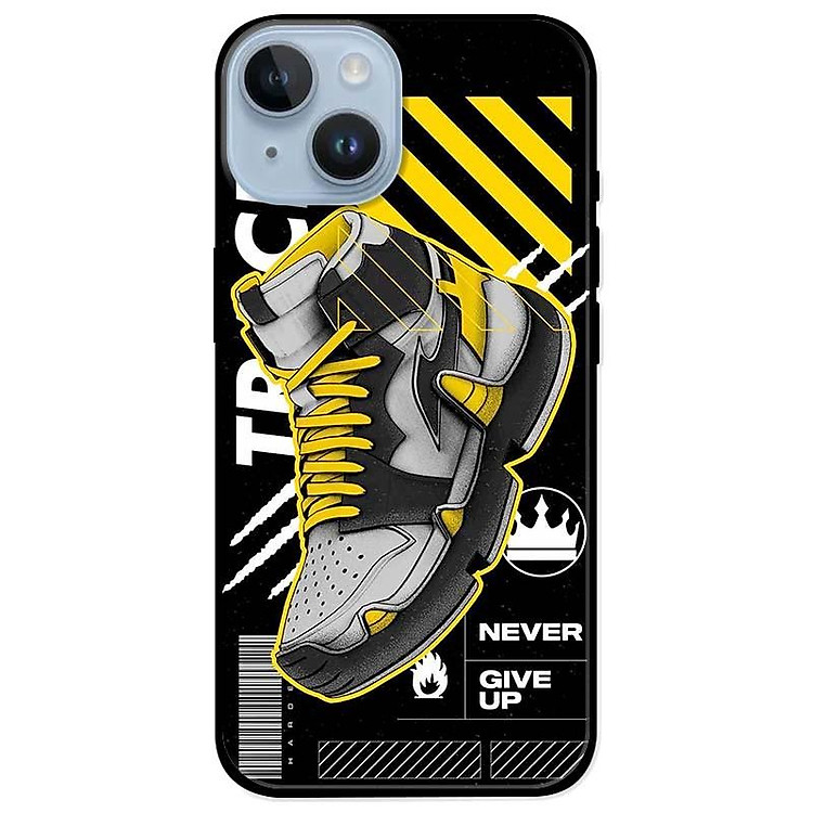 Ốp lưng dành cho Iphone 14 - Iphone 14 Plus - Iphone 14 Pro - Iphone 14 Pro Max - Giày Vàng Đen