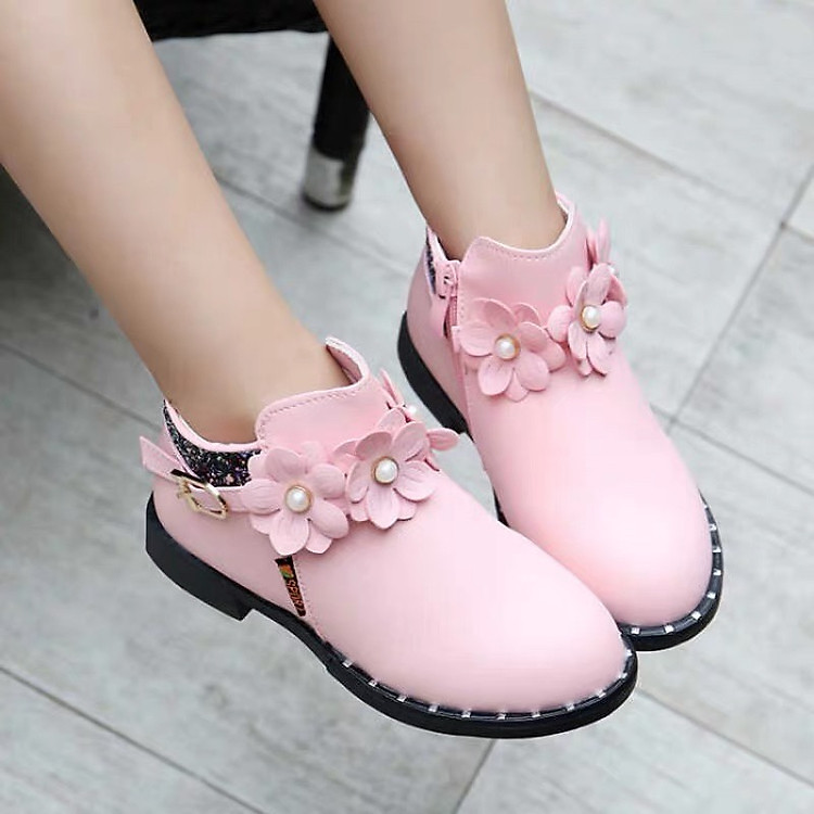 Boot Kéo Khóa Điệu Đà Cho Bé Gái 3 - 12 Tuổi GC27