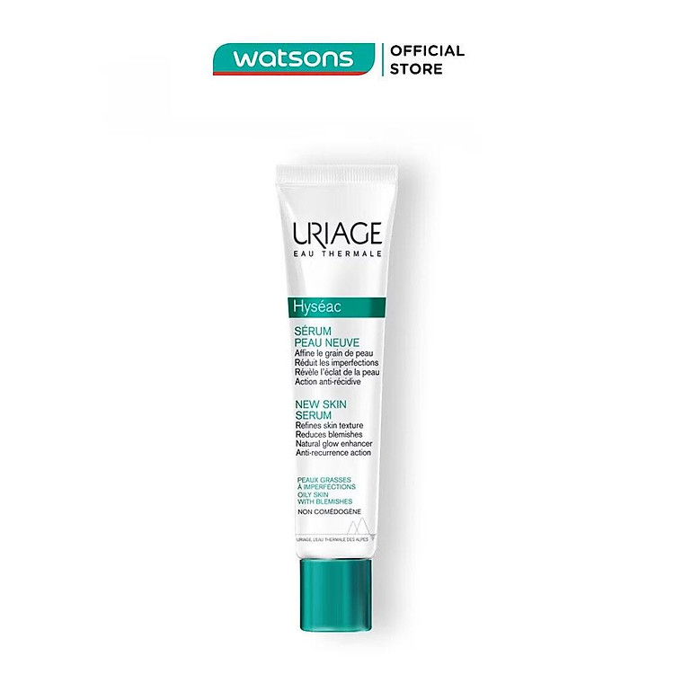 Serum Uriage Giảm Mụn Và Cải Thiện Da Dầu Mụn Hyséac Sérum Peau Neuve 40ml
