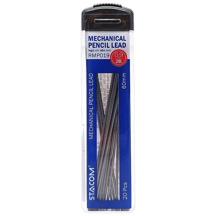 Ruột Bút Chì Kim Bấm 2B 0.9mm - Stacom RMP019 - Ảnh 4