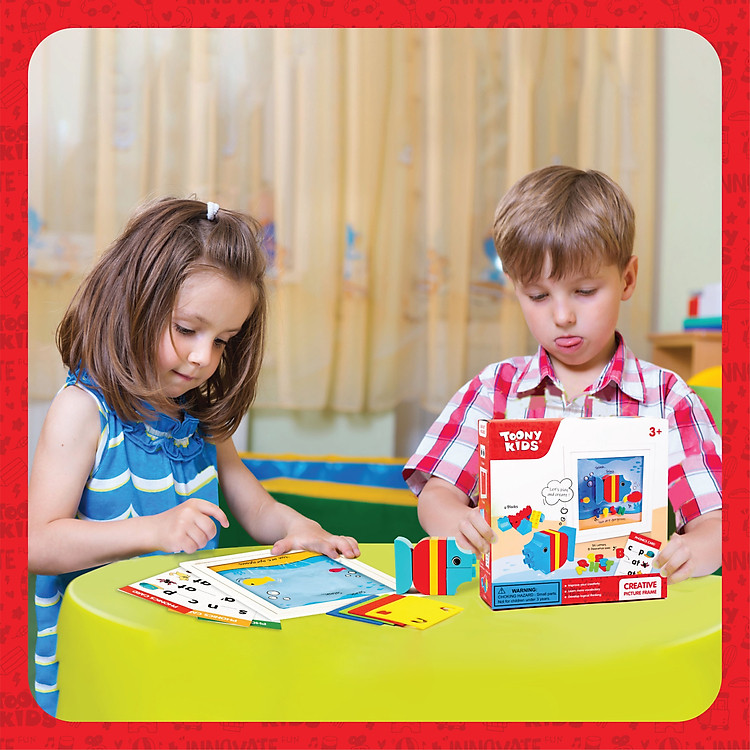 Đồ Chơi Lắp Ráp Khung Tranh TOONYKIDS Chính hãng Giá rẻ - Hình ảnh 5