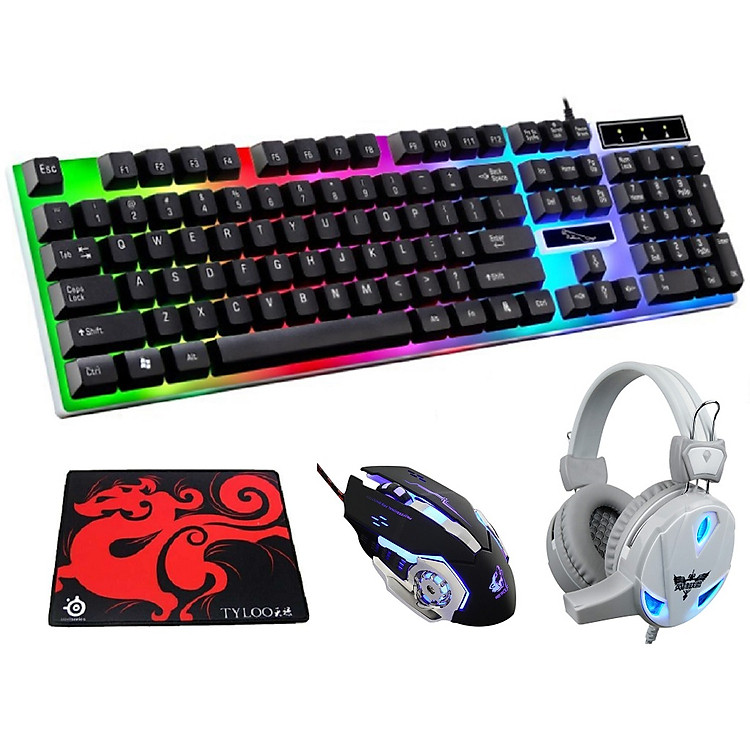 Combo Bàn Phím G21 + Chuột Game X9 Và Tai Nghe Led 2018 + Tặng Kèm Lót Chuột - HÀNG CHÍNH HÃNG