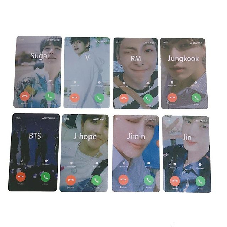 Card cứng BTS/Card cứng BTS Calling Screen