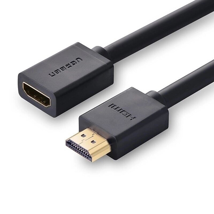 Cáp tín hiệu HDMI nối dài hỗ trợ 4K 2K full hd dài 2M màu đen UGREEN 10142Hd107 Hàng chính hãng