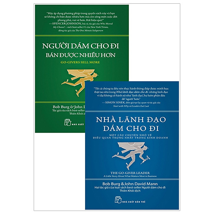 Combo Người Dám Cho Đi Bán Được Nhiều Hơn + Nhà Lãnh Đạo Dám Cho Đi (Bộ 2 Cuốn)