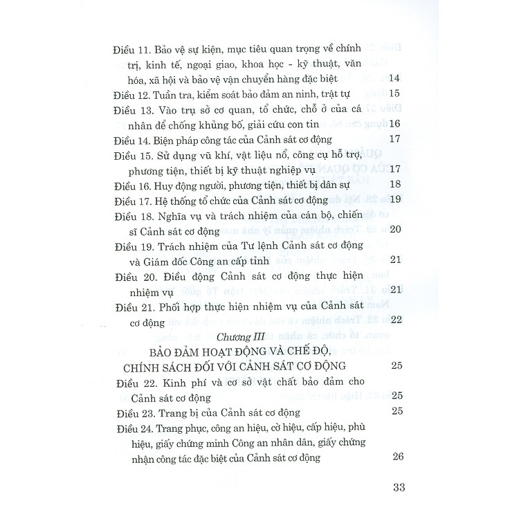 Luật Cảnh Sát Cơ Động (Bản in năm 2022) - Ảnh 6