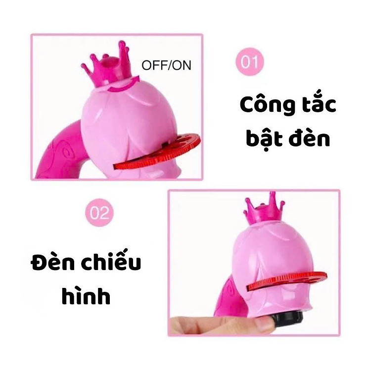 Bàn Vẽ Chiếu Bóng Thông Minh Cho Bé - Hồng - Ảnh 6