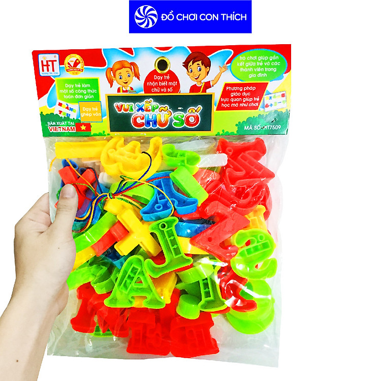 Mua Túi xếp chữ số mầm non cao cấp Chính hãng Ưu đãi - Hình ảnh 3