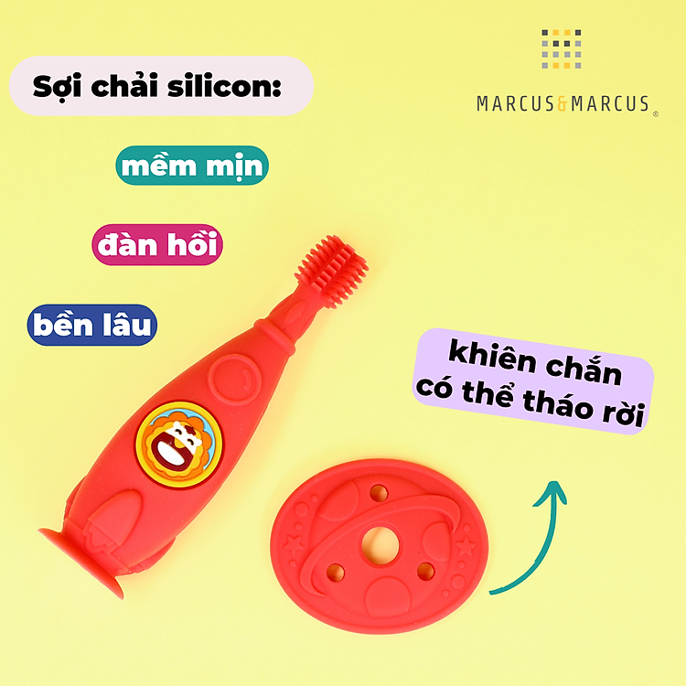 Bàn chải đánh răng silicon cho bé Chính hãng Giá rẻ - Hình ảnh 5