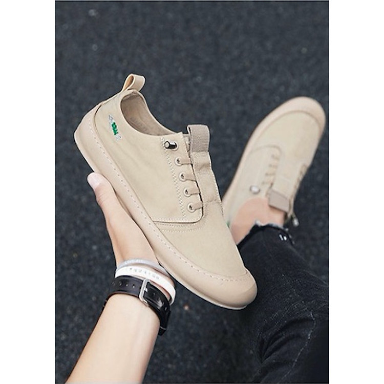 Giày slip on vải cao cấp siêu mềm siêu nhẹ SLN83921