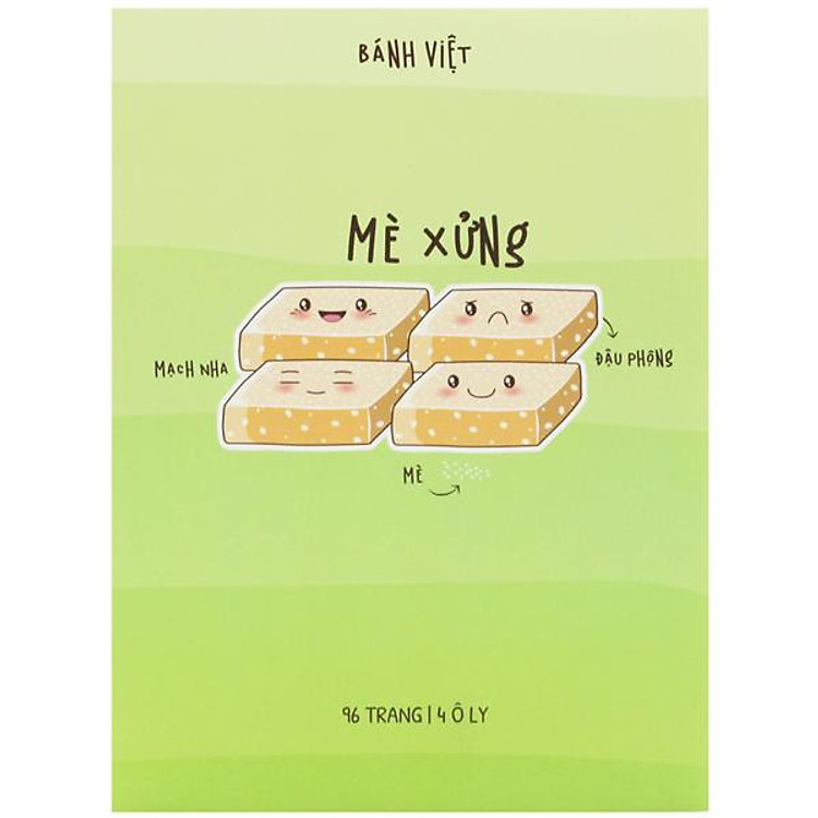 Tập Học Sinh Bánh Việt 4 Ô Ly (96 trang, 80gsm)