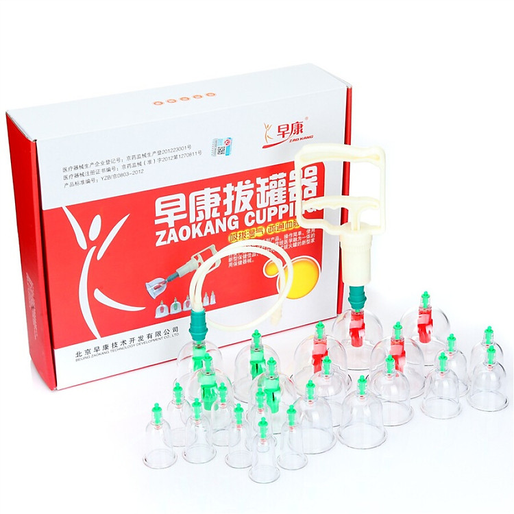 Bộ Giác Hơi Bằng Ống Hút Chân Không Cầm Tay Zaokang (6 Cái)