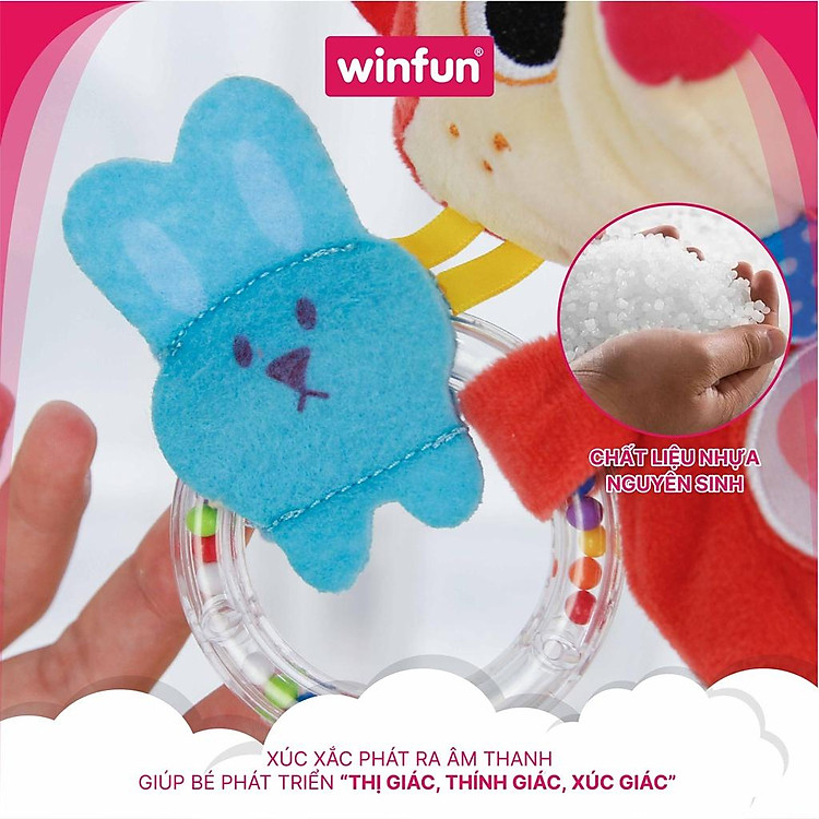 Đồ chơi treo nôi thú bông Winfun Chính hãng Giá tốt - Hình ảnh 4