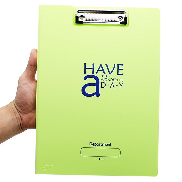 Bìa Trình Ký Đôi Flexoffice FO-CB03 - Màu Xanh Lá - Ảnh 3