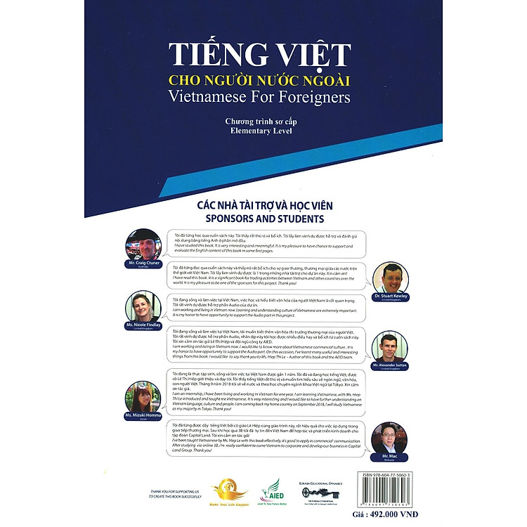 Tiếng Việt Cho Người Nước Ngoài - Sơ Cấp - Ảnh 7