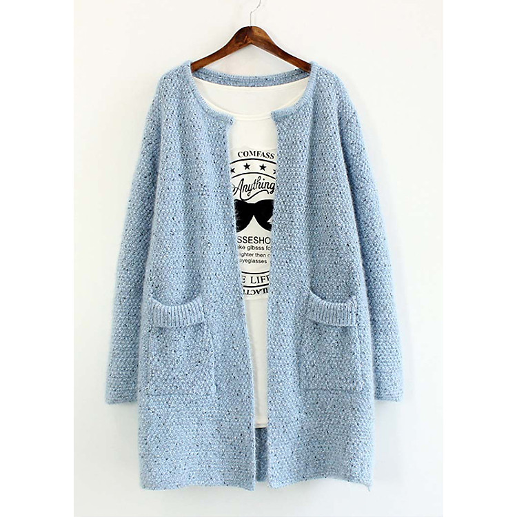 Áo khoác mặc đông Haint Boutique 34.xanh