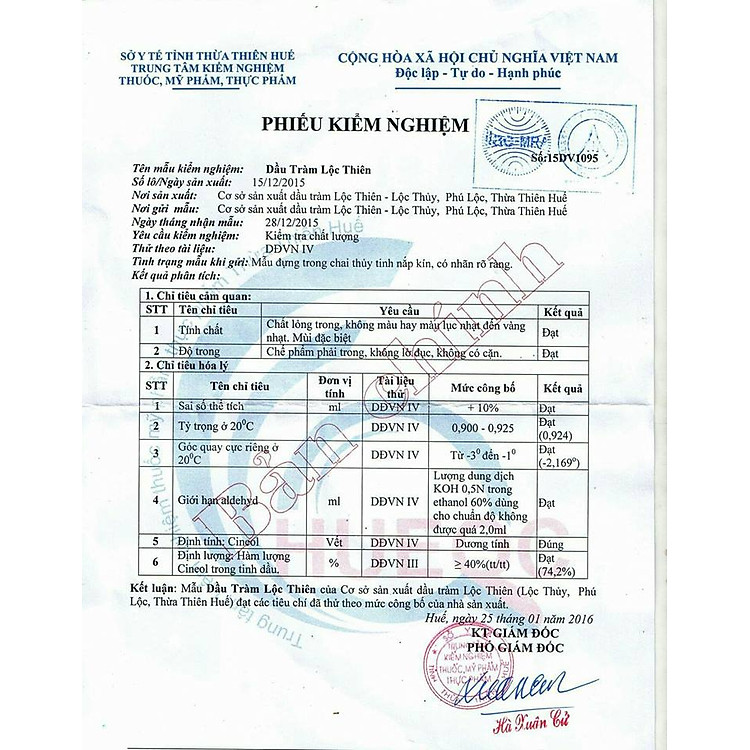 Tinh Dầu Tràm Lộc Thiên Nguyên Chất 500ml Chính hãng Tiết kiệm - Hình ảnh 5