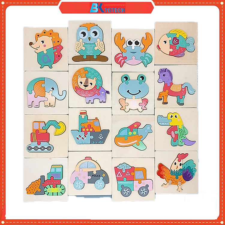 Tìm mua tại Avakids: Tranh ghép gỗ nổi 3D Nhím - Ngập tràn khuyến mãi
