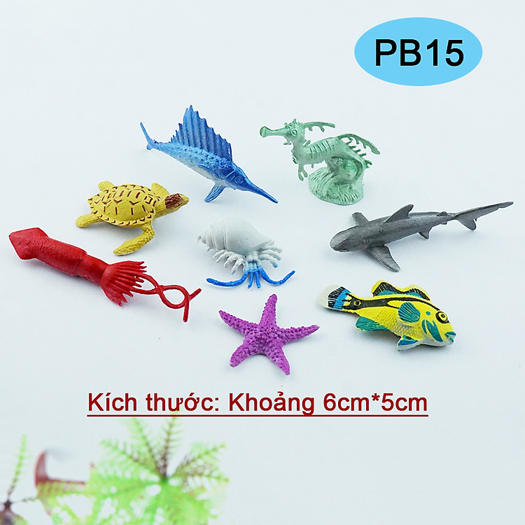 Bộ Mô Hình Nhựa Đồ Chơi (8 con)