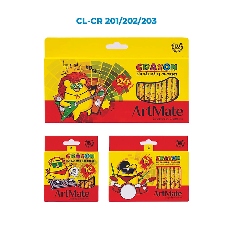 Bút Sáp Màu ARTMATE (12 chiếc) - Ảnh 2