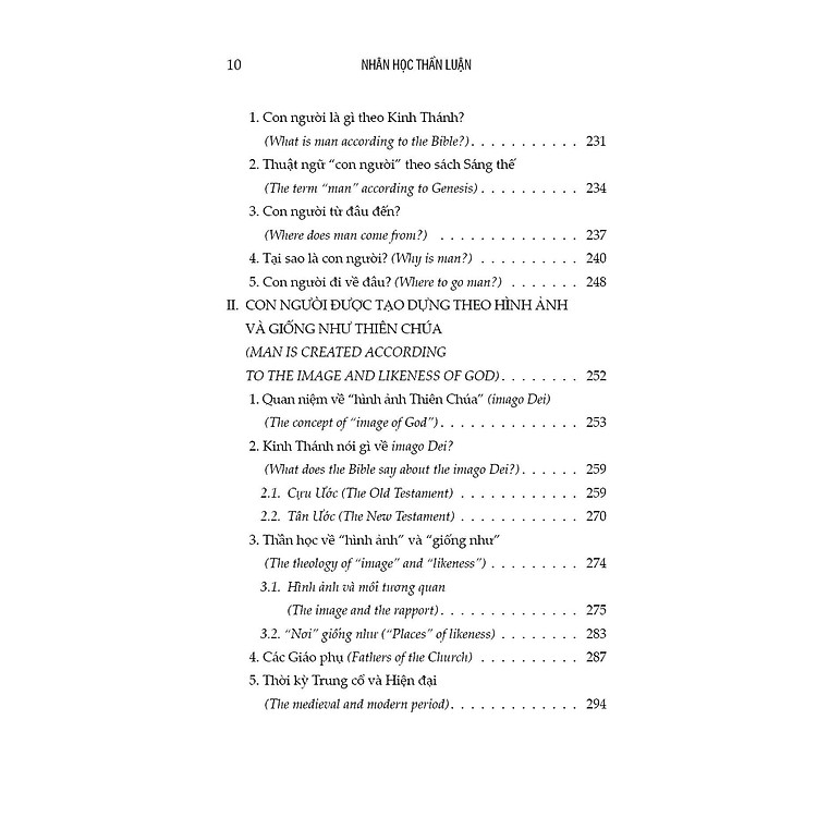 Nhân Học Thần Luận - Thần Học Tín Lý - Ảnh 7