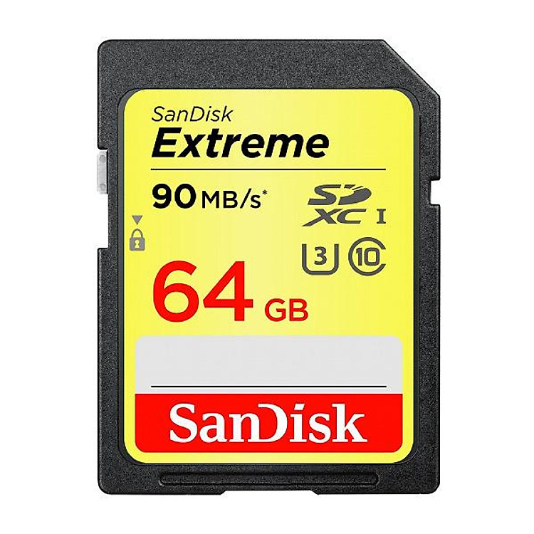 Thẻ nhớ SDXC SANDISK Extreme 600X - 64GB - Hàng chính hãng