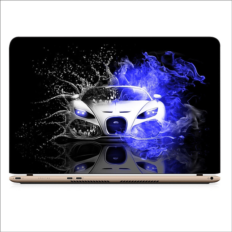 Miếng Dán Skin In Decal Dành Cho Laptop - Siêu xe Bugati 3