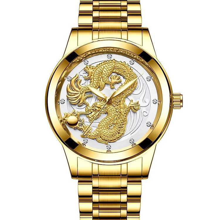 Đồng Hồ Mặt Rồng Vàng Đẳng Cấp Doanh Nhân