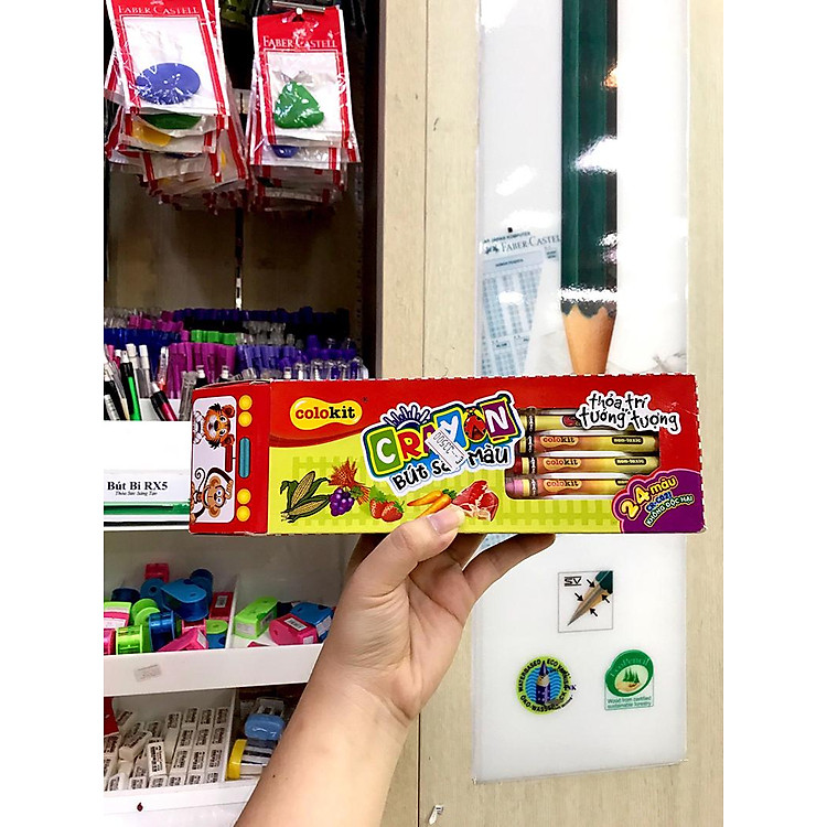 Sáp Màu Thiên Long CR-C021 (24 màu) - Ảnh 3
