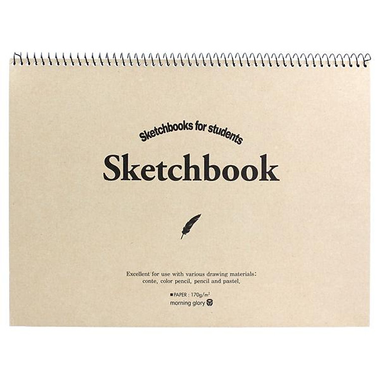 Sổ Lò Xo Trên Vẽ Phác Họa Morning Glory 15011-89169
