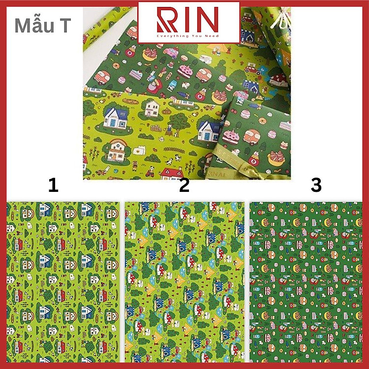 Giấy gói quà cao cấp – Mẫu T – Màu 02