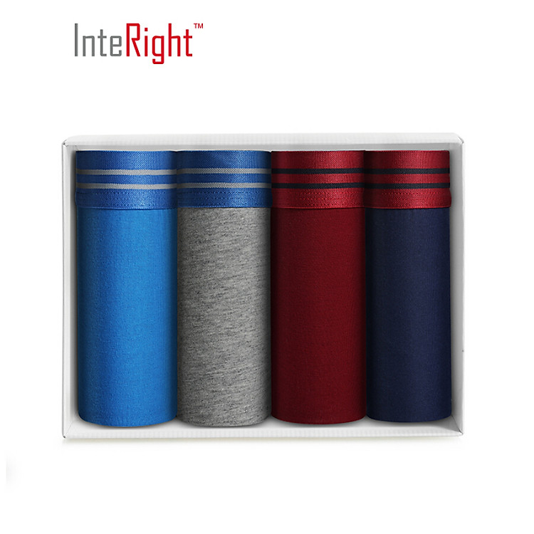 Hộp 4 Quần Lót Boxer Nam INTERIGHT