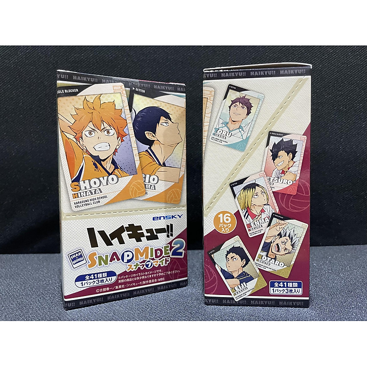 Bộ Thẻ Sưu Tập Nhân Vật Haikyu - Ensky HK-SC02 (3 thẻ) - Ảnh 3
