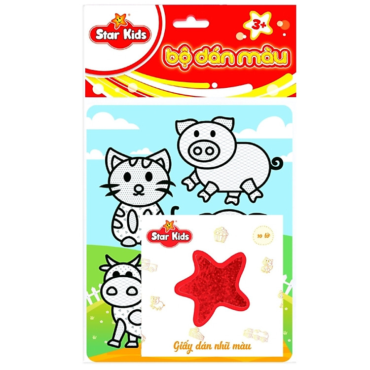 Tìm mua tại Avakids: Bộ Tranh Dán Thú Cưng RSTAR K-603 - Ngập tràn khuyến mãi