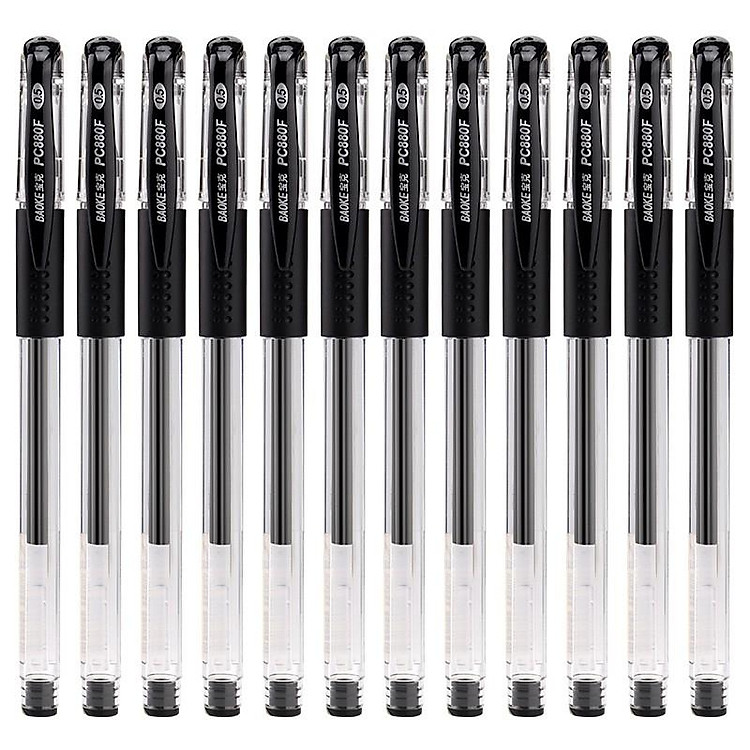 Hộp Bút Gel 0.5mm Baoke PC880F (12 cây) - Ảnh 2