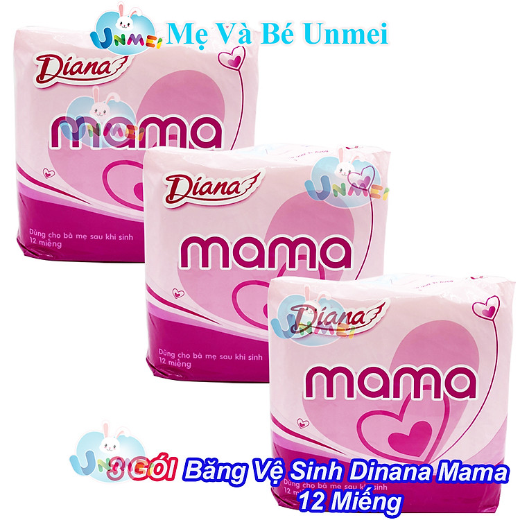 Chọn mua tại Shopee: Combo Băng Vệ Sinh Diana Mama 36 Miếng mua giá tốt nhất tại Shop Mall