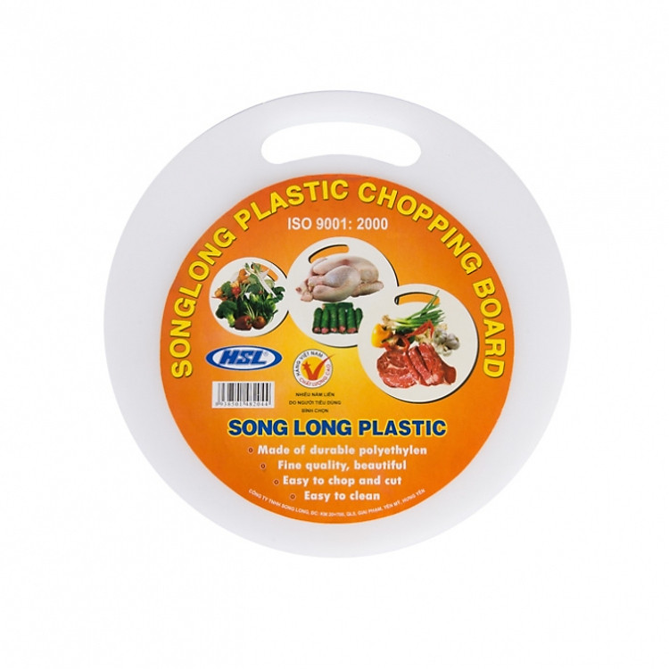 Thớt nhựa Tròn kháng khuẩn Song Long (nhiều kích thước)