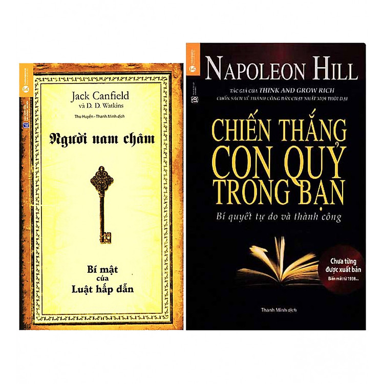 Combo Người Nam Châm - Bí Mật Của Luật Hấp Dẫn (Tái Bản) + Chiến Thắng Con Quỷ Trong Bạn (Tái Bản 2018)