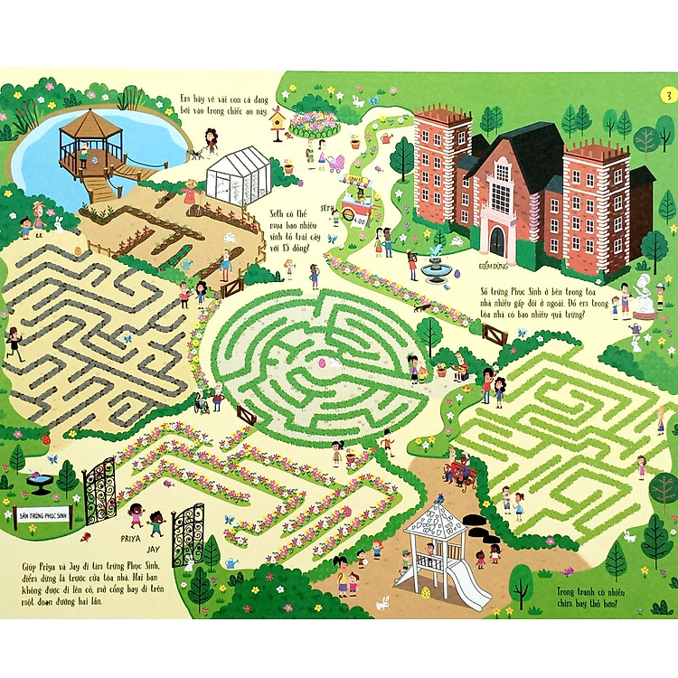 Cuốn Sách Khổng Lồ Về Trò Chơi Tư Duy - Holiday Activity Pad (Tái Bản 2023) - Ảnh 4