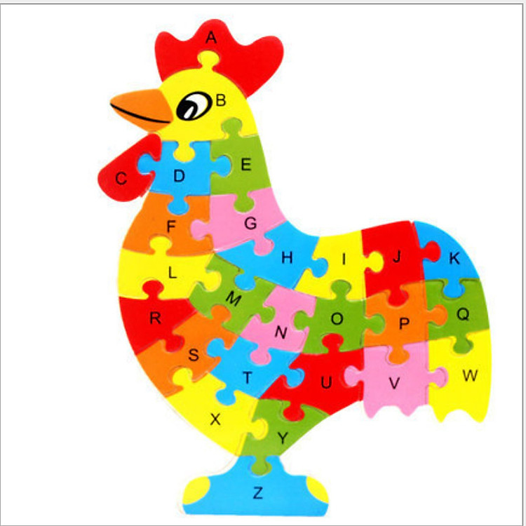 Ghép tranh gỗ kèm học chữ cái Tiếng Anh - TotdepreHH1139