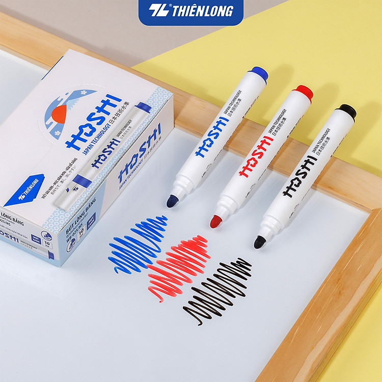 Bút lông bảng Hoshi Thiên Long WB-025/HS - Mực đỏ - Ảnh 3